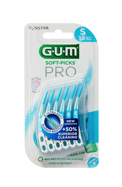 GUM Soft-Picks PRO SMALL masážne medzizubné kefky, 30 ks