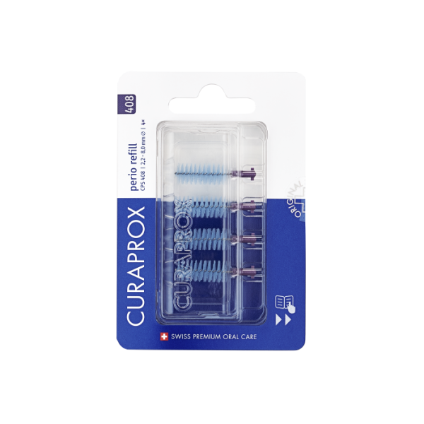 Curaprox CPS 408 Perio Refill, medzizubné kefky 4 ks