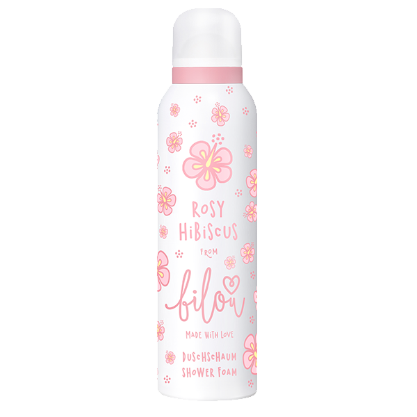 Bilou Sprchová pena Rosy Hibiscus, 200 ml