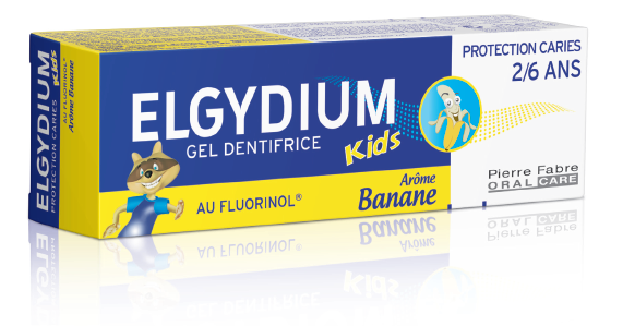 Obrázok Elgydium Kids zubná pasta pre deti príchuť Banane  (2-6) 50 ml