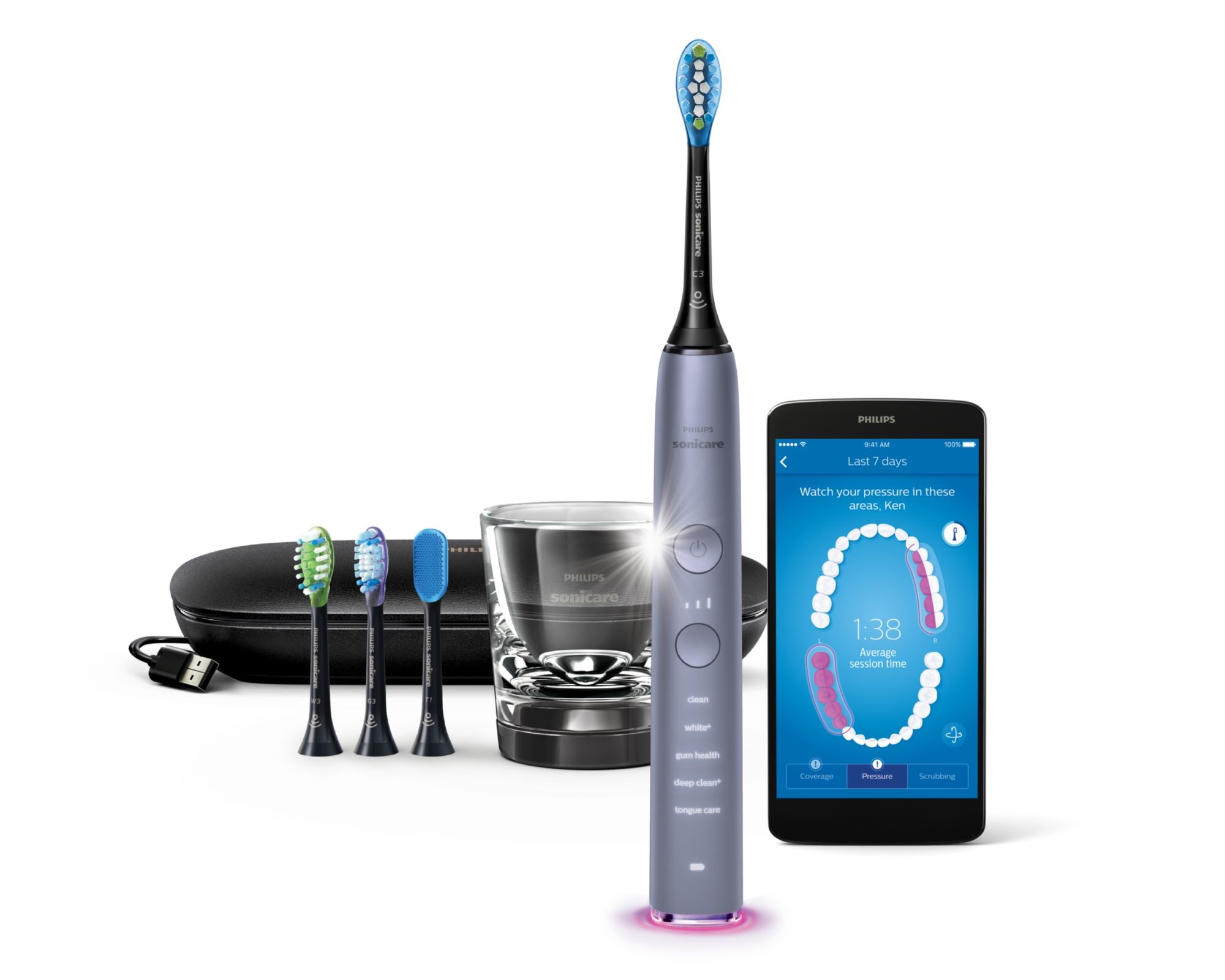 Obrázok Philips Sonicare DiamondClean Smart Silver HX9924/47